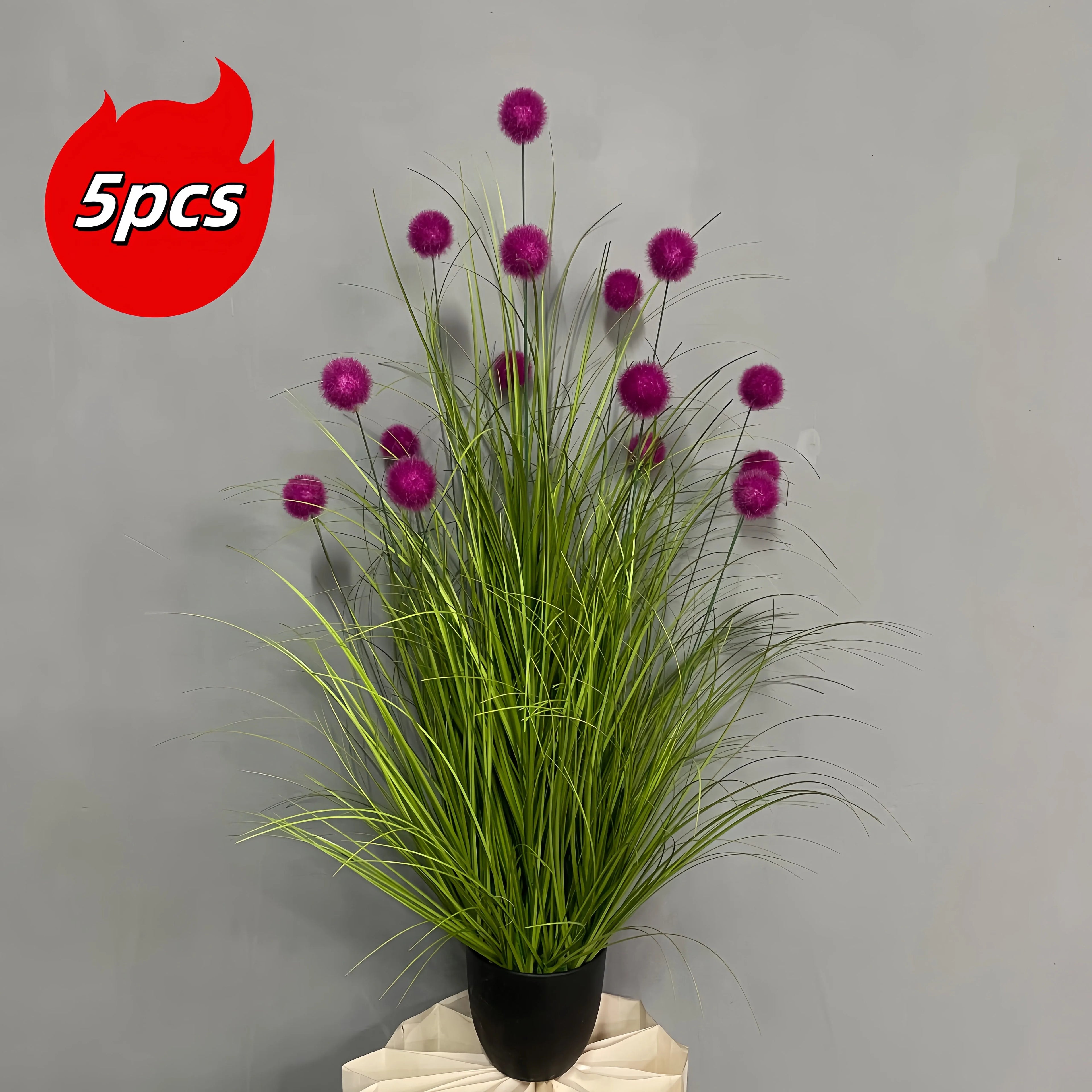 Purple Artificial Grass (5PCS)
