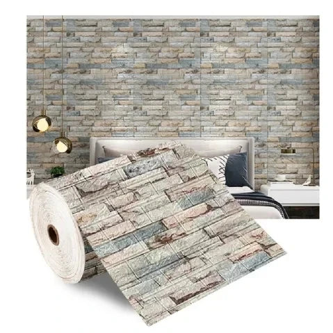 3D Foam Brick Wall Sticker