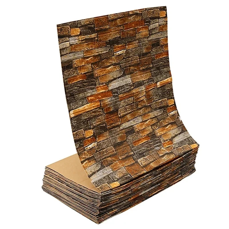 3D Foam Brick Wall Sticker