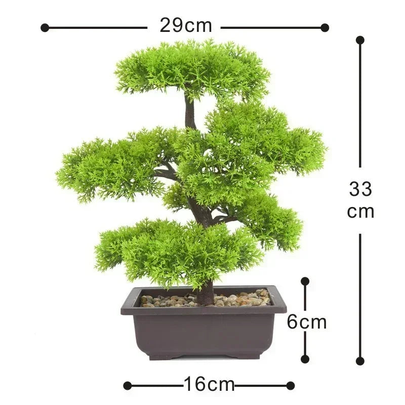 Mini Artificial Pine Bonsai Pot Plant – Home, Hotel & Garden Decor