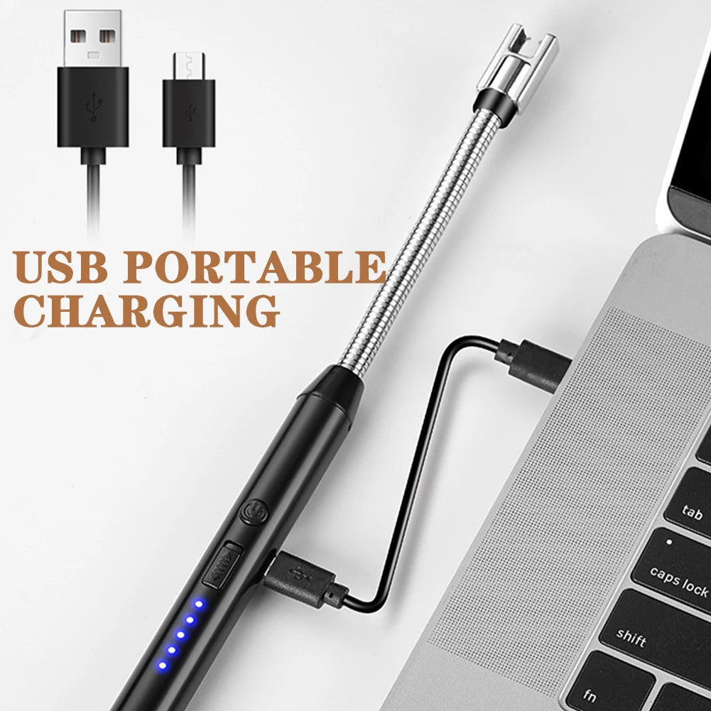 Lighter Flexible Hose Electronic Pulses Igniters Multi-Purpose Safety Ignition Tool for Home Kitchen Camping Encendedores