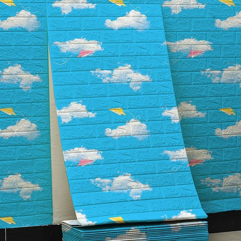 3D Foam Brick Wall Sticker
