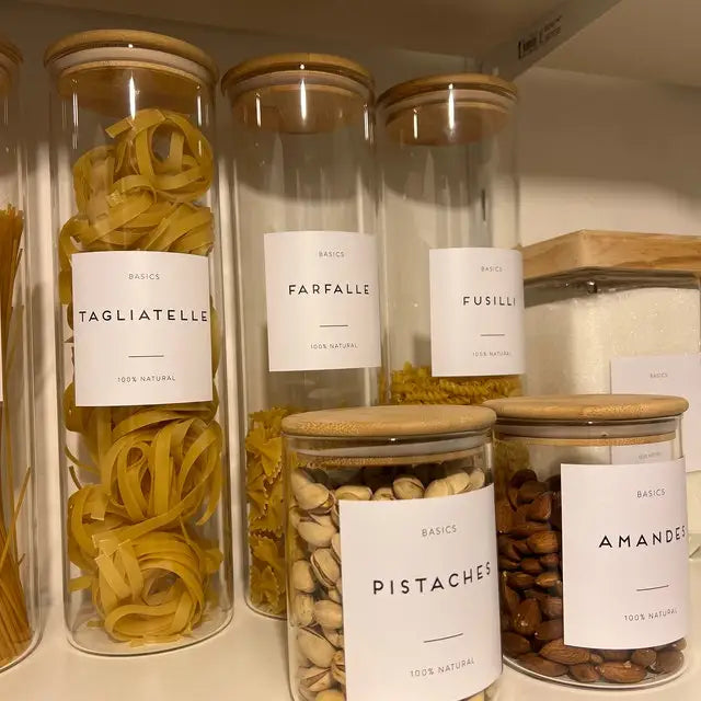 Custom Pantry Labels