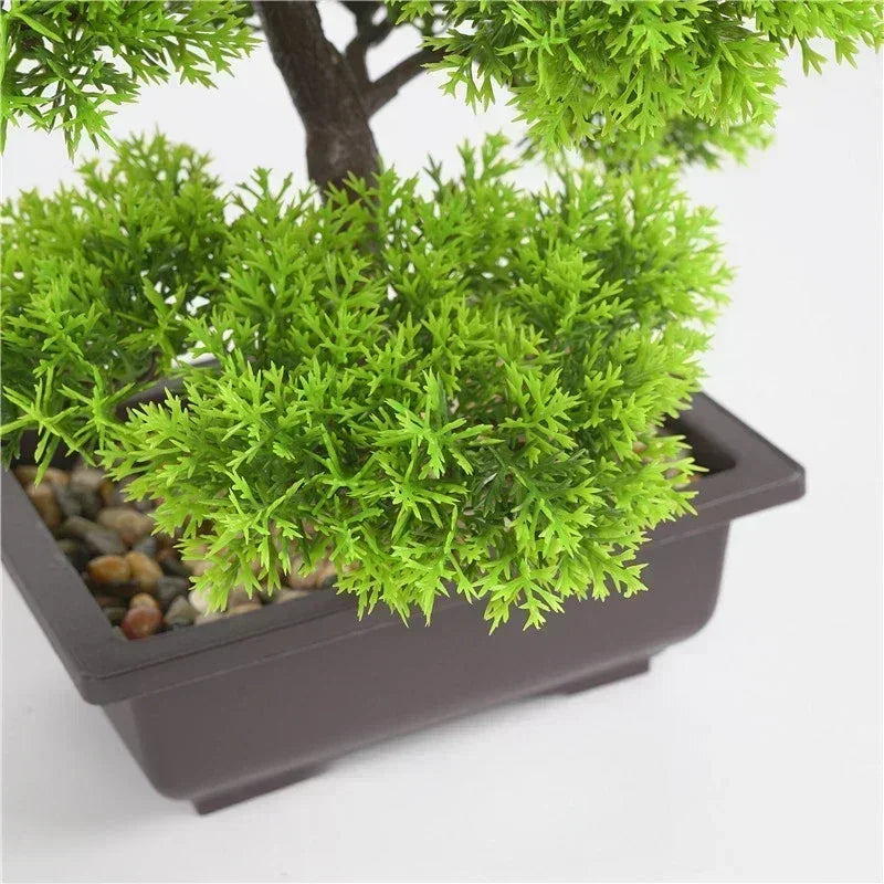 Mini Artificial Pine Bonsai Pot Plant – Home, Hotel & Garden Decor