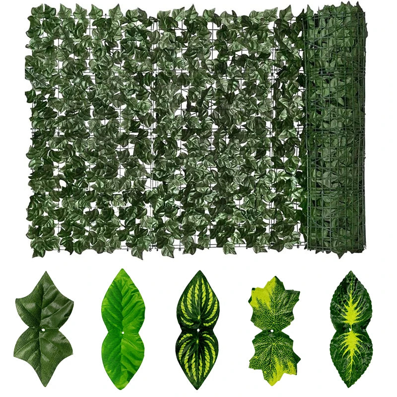 AppleLeaf Artificial Ivy Privacy Fence (50×500cm)