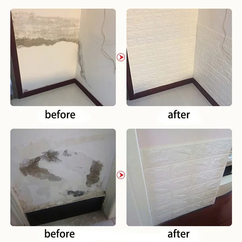 3D Foam Brick Wall Sticker