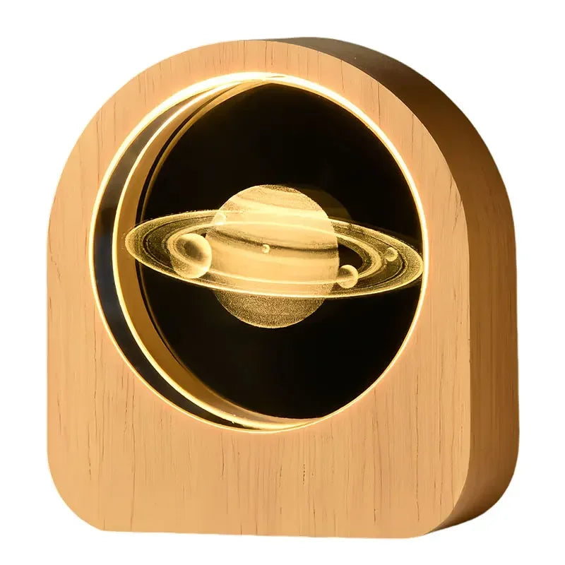 3D Crystal Solar System Globe