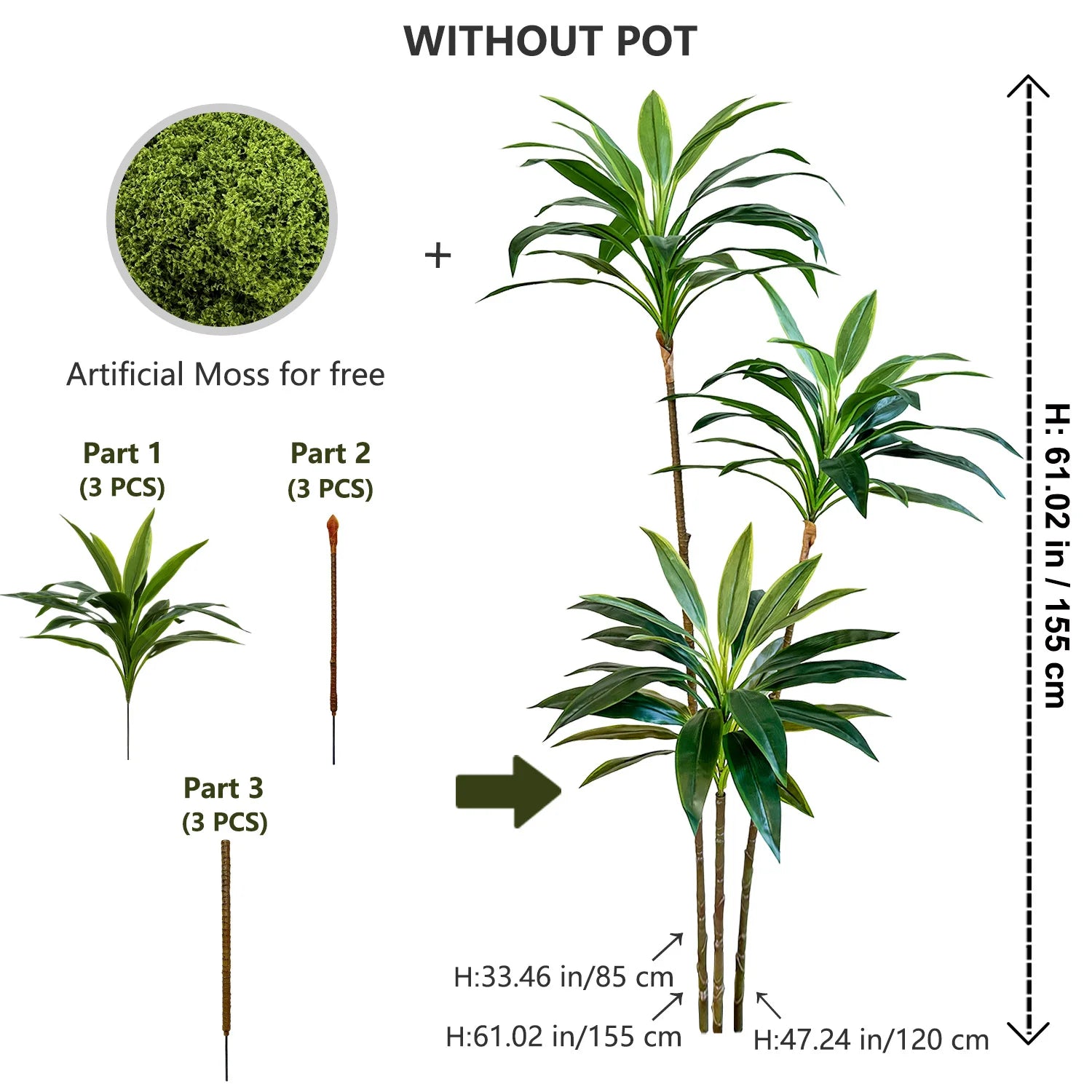RealTouch Dracaena Plant