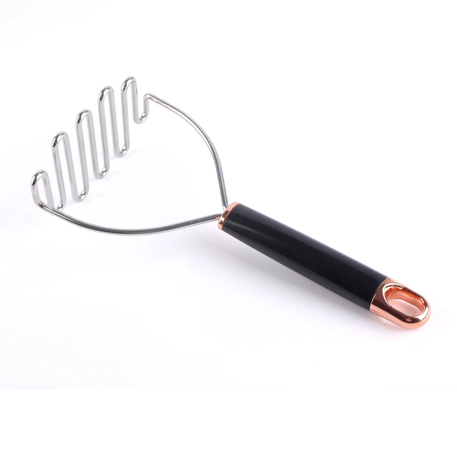 1PC Stainless Steel Potato Masher Kitchen Tools Household Wavy Pumpkin Sweet Potato Mud Press Manual Complementary Food Tools