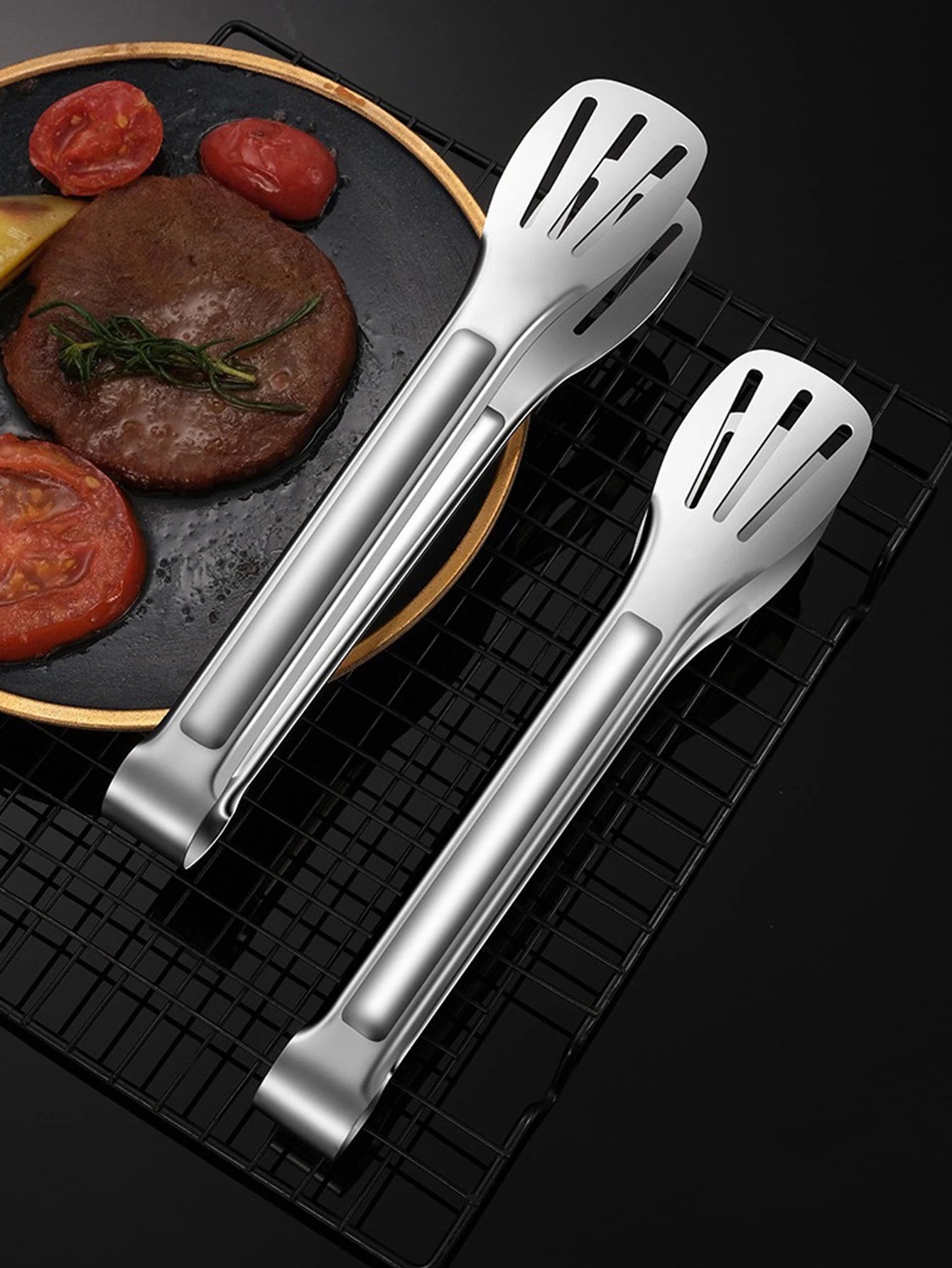 ProGrip Stainless Steel Tongs