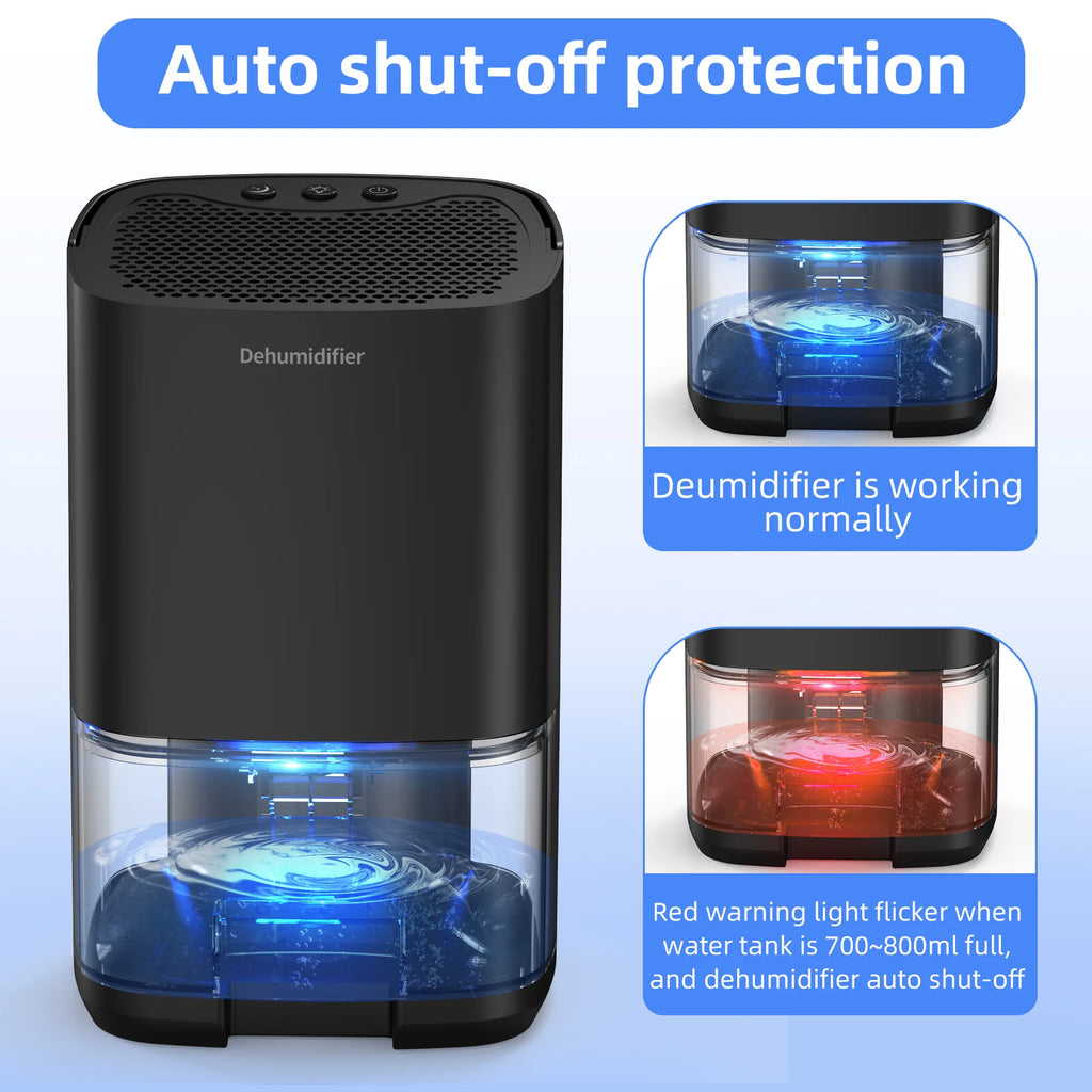 Deleaboa 1000ml Portable Dehumidifier