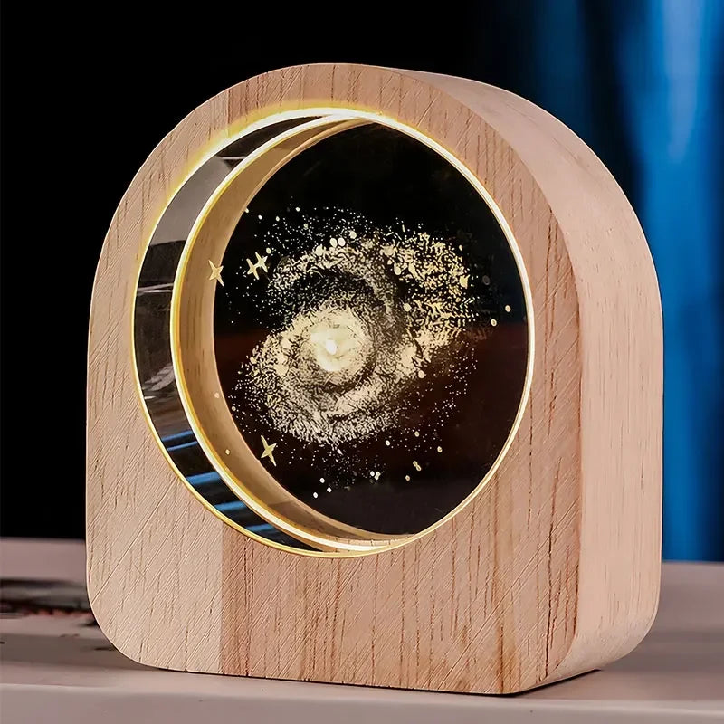 3D Crystal Solar System Globe