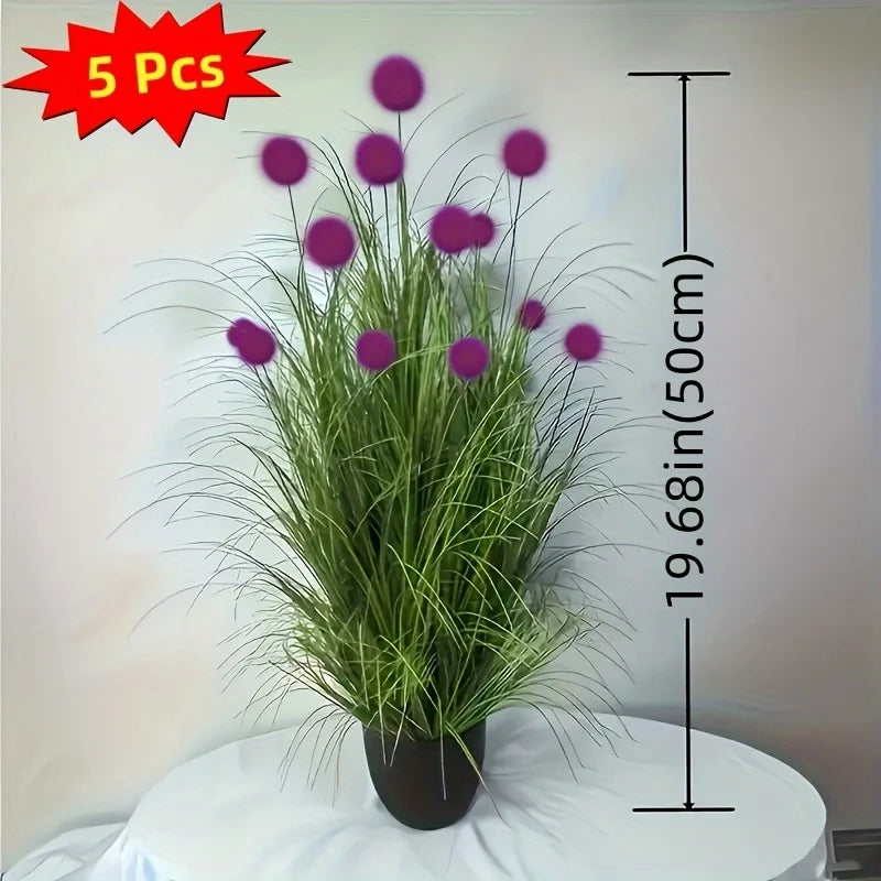 Purple Artificial Grass (5PCS)